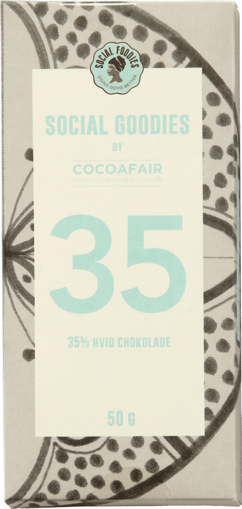 35% hvid chokolade