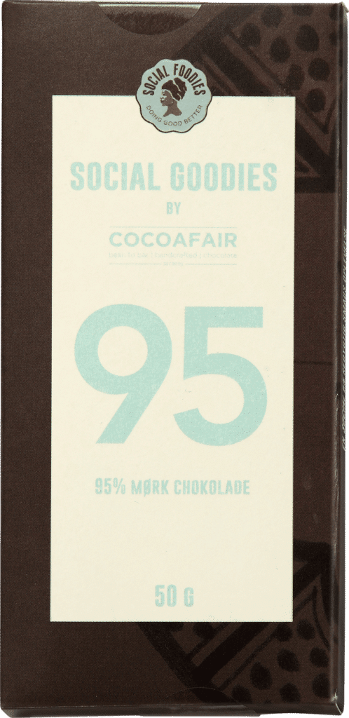 95% mørk chokolade